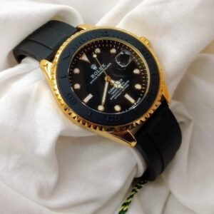 gold black men’s watch