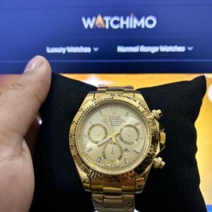 Gold chronograph men’s watch